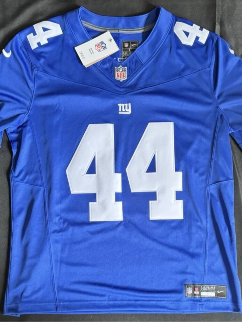 Cam Skattebo Royal Blue Stitched Jersey Vapor